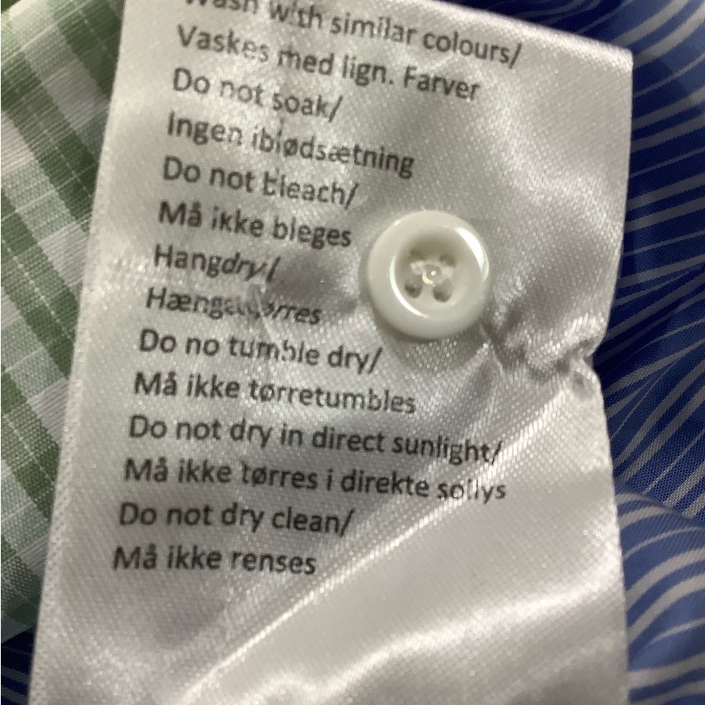 Munthe Robert Shirt Multicolor Patchwork Long Sle… - image 7